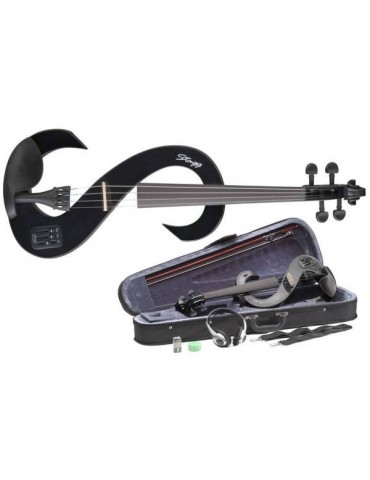 STAGG EVN 4/4 - VIOLINO ELETTRIFICATO NERO 