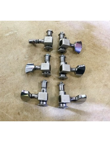 MECCANICHE AUTOBLOCCANTI CHITARRA SPERZEL TRIM LOCK 3+3 - SATIN CHROME USATE