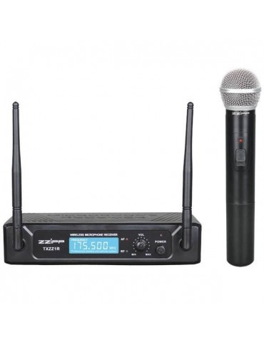 ZZIPP TXZZ102 SET RADIOMICROFONO VHF CON TRASMETTITORE A GELATO183.57MHZ