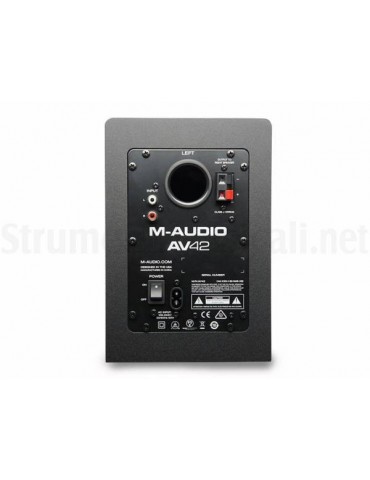 M-AUDIO AV42 STUDIOPHILE (COPPIA) - COPPIA DI MONITOR DI RIFERIMENTO 4"/1" 2 VIE