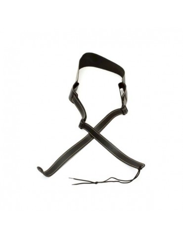 MARTIN 18A0047 LEATHER STRAP SLIM BLACK - TRACOLLA IN PELLE PER CHITARRA NERA