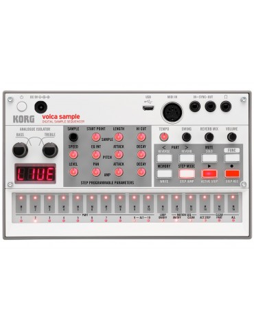 KORG VOLCA SAMPLE 2  SEQUENCER E CAMPIONATORE DIGITALE