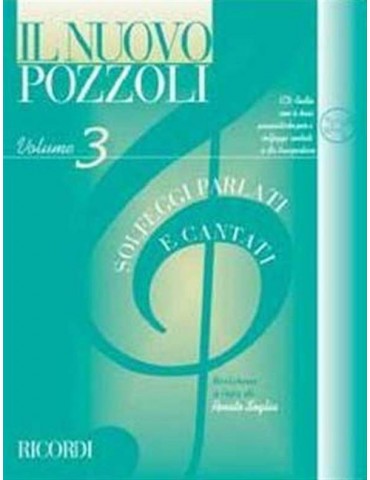 POZZOLI SOLFEGGI PARLATI E CANTATI VOL.3 +CD (ER 2953)