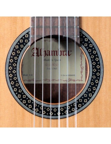 ALHAMBRA 1C CHITARRA CLASSICA 4/4 SPAGNOLA + BORSA IMBOTTITA