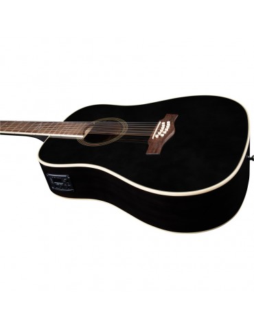 EKO NXT D100E XII See Through BLACK CHITARRA ACUSTICA 12 CORDE ELETTRIFICATA