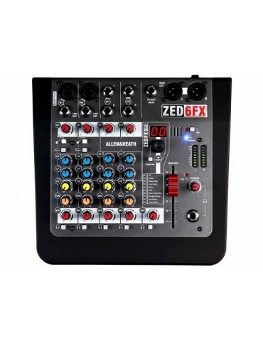  ALLEN & HEATH ZED 6FX  MIXER ANALOGICO 6 INPUT CON EFFETTI 