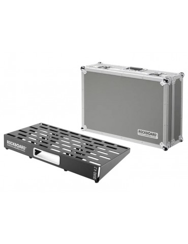 ROCKBOARD QUAD 4.2 C - PEDANA PER EFFETTI A PEDALE CON FLIGHT CASE (62x33CM) 