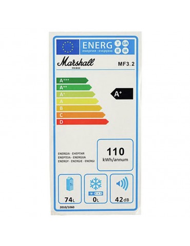 MARSHALL FRIDGE MF 3.2 - FRIGORIFERO - FRIGO BAR - NUOVA VERSIONE