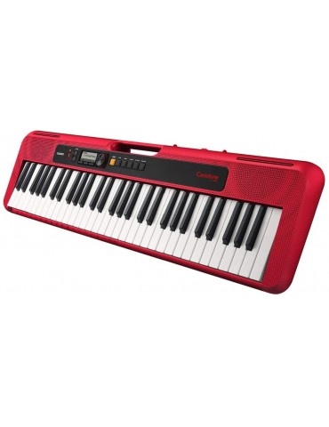 CASIO CASIOTONE CT-S200 Red TASTIERA rossa NON DINAMICA 61 TASTI + ALIMENTATORE
