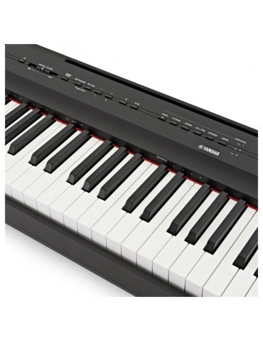 YAMAHA P125a BK PIANOFORTE DIGITALE 88 TASTI PESATI nero