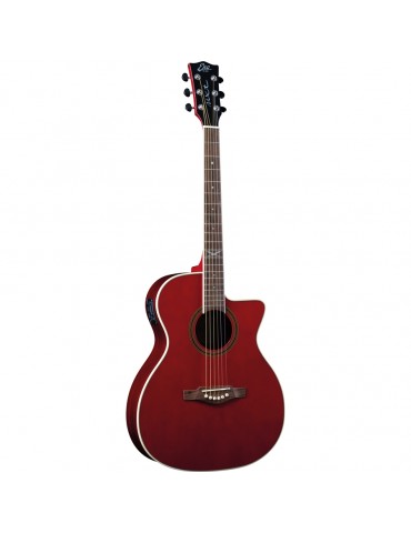 EKO NXT A100CE See Through RED CHITARRA ACUSTICA ELETTRIFICATA