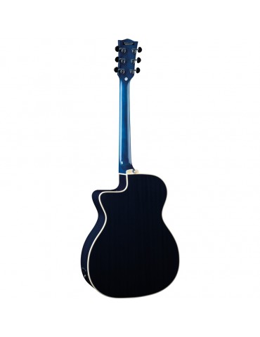 EKO NXT A100CE See Through BLUE CHITARRA ACUSTICA ELETTRIFICATA