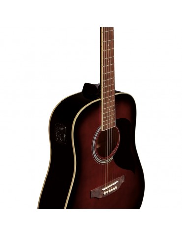 EKO RANGER 6 EQ RED SUNBURST CHITARRA ACUSTICA ELETTRIFICATA