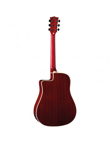 EKO NXT D100CE See Through RED CHITARRA ACUSTICA ELETTRIFICATA