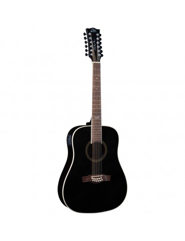 EKO NXT D100E XII See Through BLACK CHITARRA ACUSTICA 12 CORDE ELETTRIFICATA