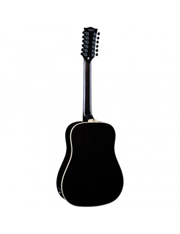 EKO NXT D100E XII See Through BLACK CHITARRA ACUSTICA 12 CORDE ELETTRIFICATA