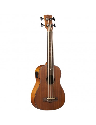 EKO UKU DUO UKUBASS FRETLESS EQ UKULELE ELETTRIFICATO NATURAL + BAG