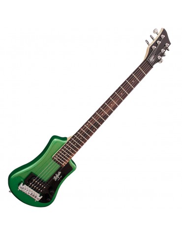 HOFNER SHORTY ELECTRIC GUITAR GREEN CHITARRA ELETTRICA + BAG