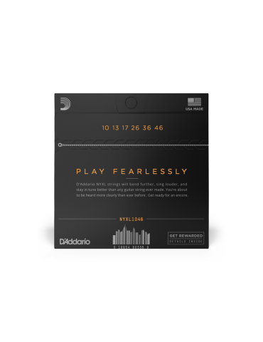 D'ADDARIO NYXL1046 NEW YORK MUTA CORDE PER CHITARRA ELETTRICA 10/46 REGULAR LIGHT