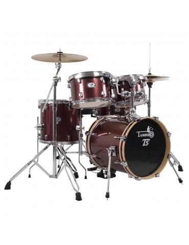 TAMBURO T5 S16 DRUM KIT STANDARD BATTERIA ACUSTICA CASSA 16" CON PIATTI