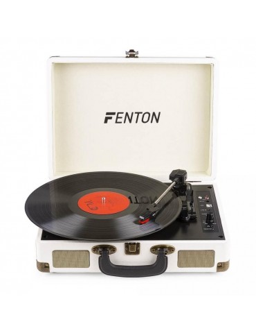 FENTON RP115G Giradischi amplificato portatile a valigetta con BT Creme
