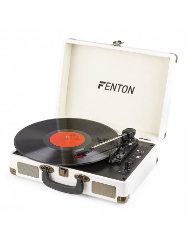 FENTON RP115G Giradischi amplificato portatile a valigetta con BT Creme