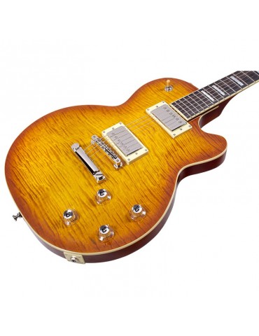 GUILD BLUESBIRD FLAME TOP ICE TEA BURST CHITARRA ELETTRICA