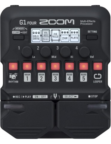 ZOOM G1 FOUR PEDALIERA MULTIEFFETTO PER CHITARRA