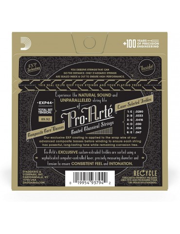 D'ADDARIO EXP44 CORDE CHITARRA CLASSICA EXTRA HARD TENSION