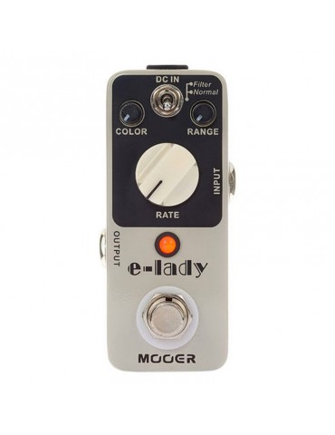 MOOER E-LADY ANALOG FLANGER PEDALINO SINGOLO PER CHITARRA