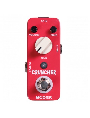 MOOER CRUNCHER DISTORSION PEDALINO SINGOLO PER CHITARRA