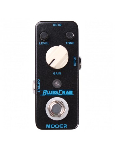 MOOER BLUES CRAB BLUES OVERDRIVE PEDALINO SINGOLO PER CHITARRA