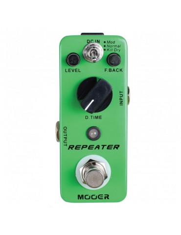 MOOER REPEATER DIGITAL DELAY PEDALINO SINGOLO PER CHITARRA