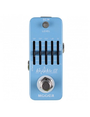 MOOER GRAPHIC G 5 BAND GUITAR EQ PEDALINO SINGOLO PER CHITARRA