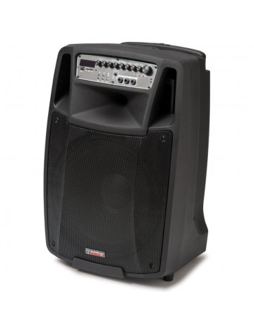 AUDIODESIGN M2 15W/L Cassa Attiva 15'' a batteria 750W Bluetooth + 2 Microfoni wireless