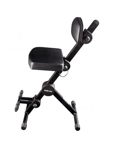 QUIKLOK DX749 SGABELLO REGOLABILE CON SCHIENALE E POGGIAPIEDI