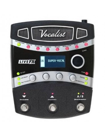 DIGITECH VOCALIST LIVEFX live fx VLFX 04 MULTIEFFETTO PER VOCE